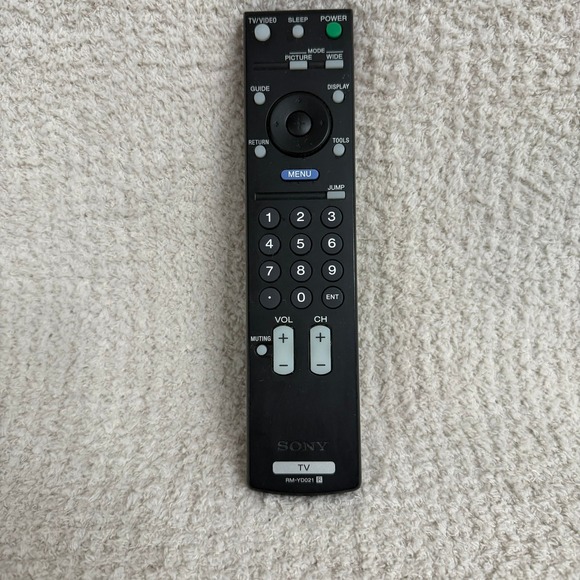 Sony TV‎ Remote Control RM-YD021 Genuine Replacement Black OEM - Picture 1 of 5